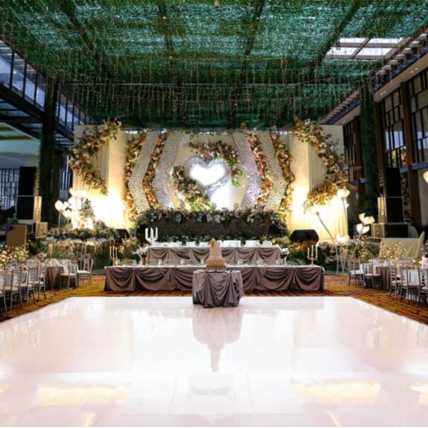 Premium Vinyl Dance Floor or Runner Wrap Custom Size – White Gloss & Matte | Rental Premium Vinyl Dance Floor or Runner Wrap Custom Size – White Gloss & Matte | Rental