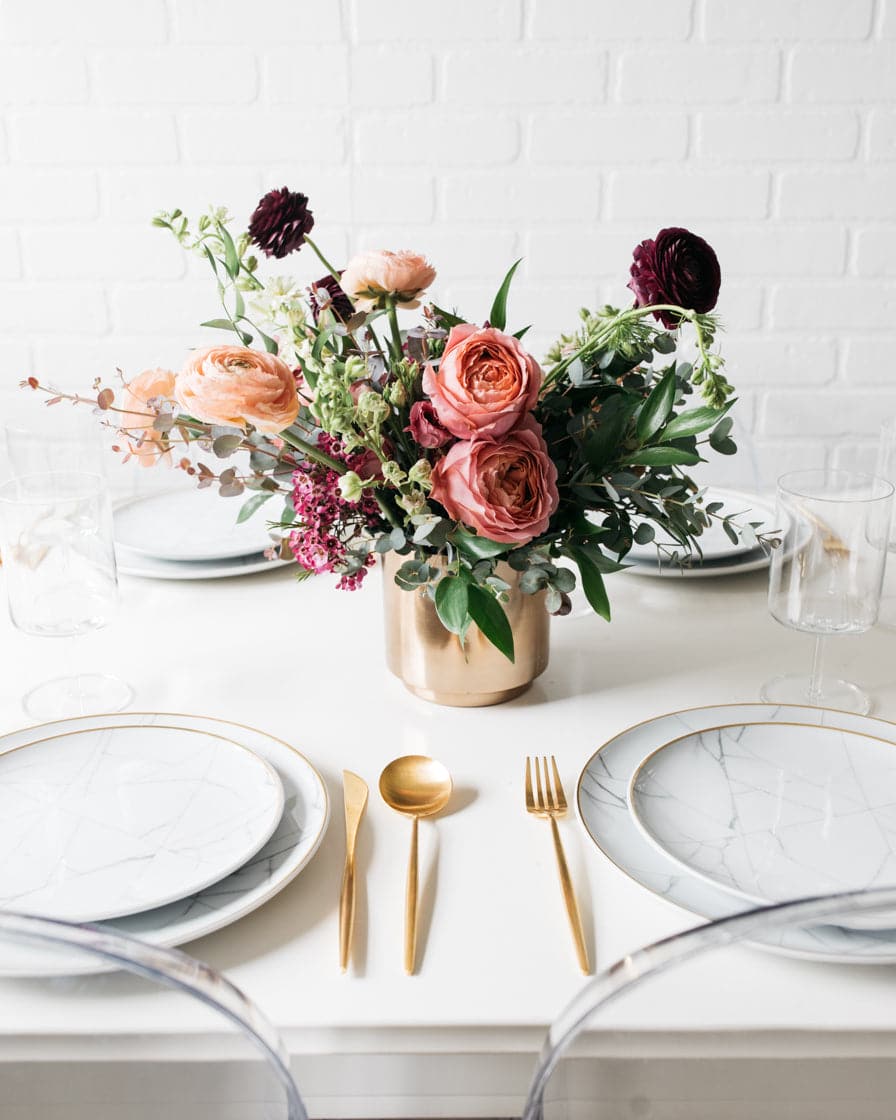Berry Blush – Floral Arrangement – Medium (set of 3) | Rental