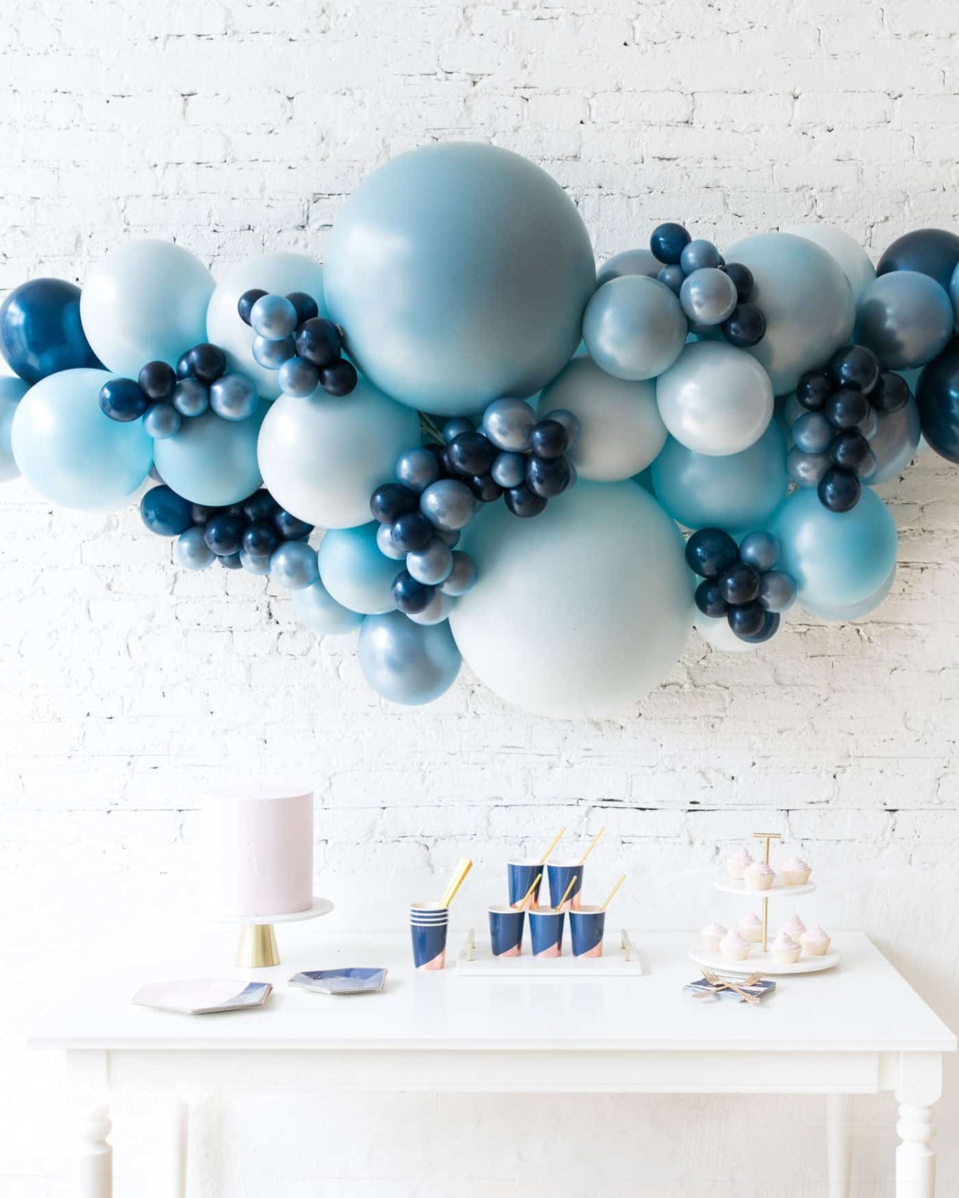 Soft Blue Palette Balloon Garland | Purchase