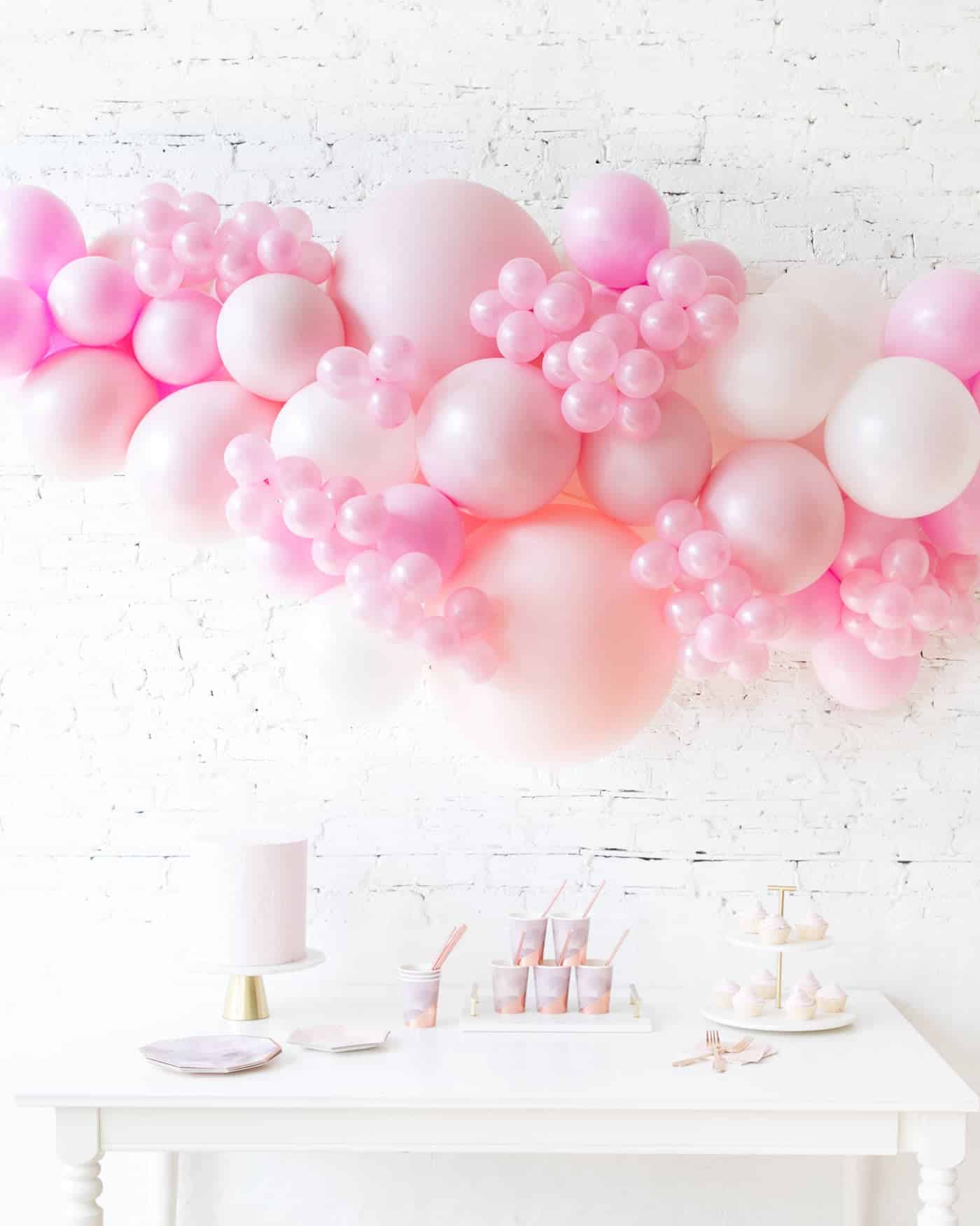 Soft Pink Palette Balloon Garland | Purchase