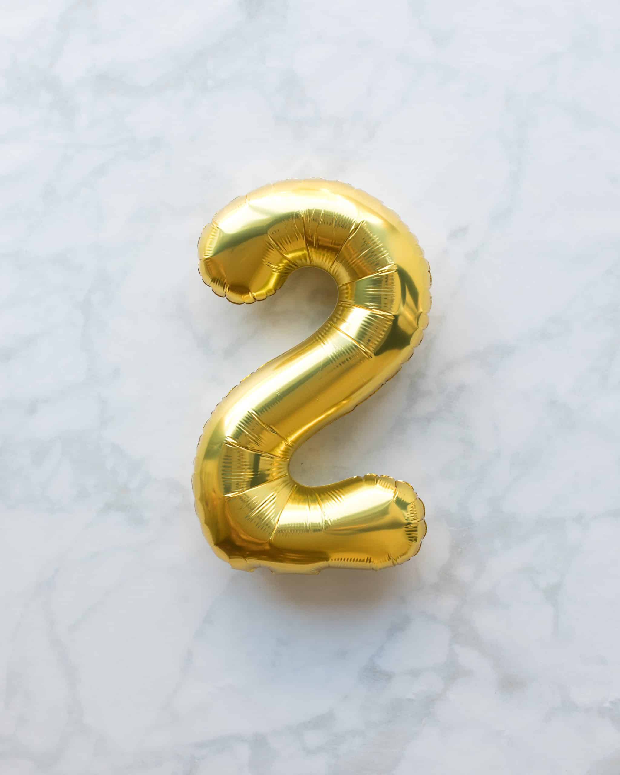 16in Gold Foil Number | Rental