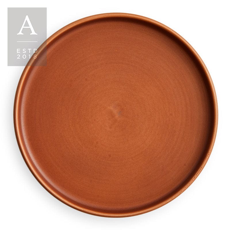 Kaleb Terracotta Stoneware Charger Plate | Rental