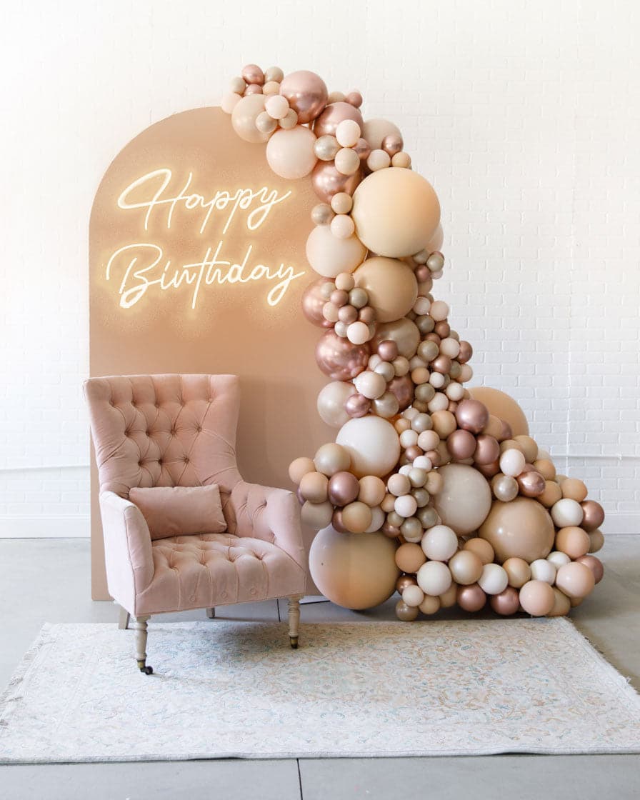 Modern Mauve – The Aadi Set with Neon Sign | Rental