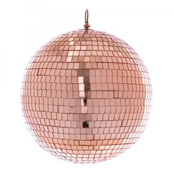 Decostar™ Mirror Disco Balls 24″ – Rose Gold | Rental