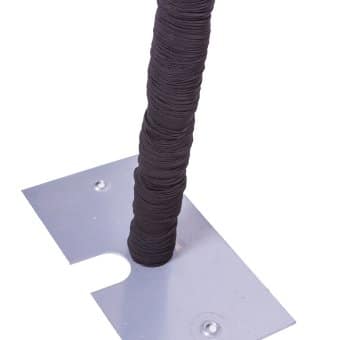 10ft Spandex Pole Cover (for upright 8ft & under) – Black | Rental 10ft Spandex Pole Cover (for upright 8ft & under) – Black | Rental