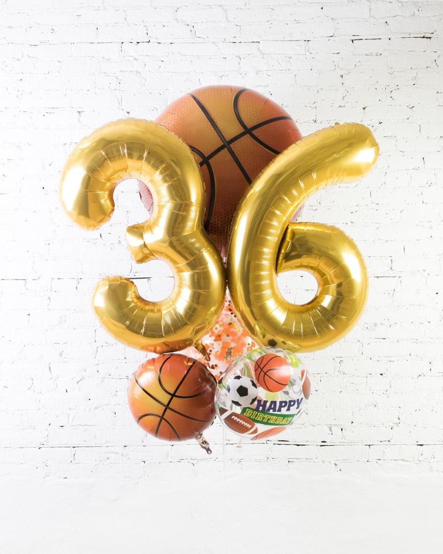GIFT-Basketball Theme Double Digit Birthday Bouquet | Rental