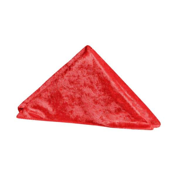 Velvet 20″x20″ Linen Napkin – Red – Packs of 10 | Rental