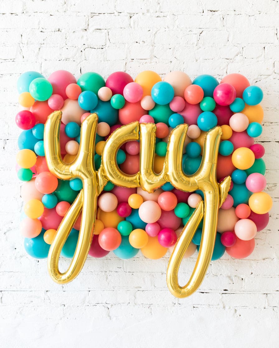 Tropical Time – YAY Balloon Backdrop Board – 30inx40in | Rental