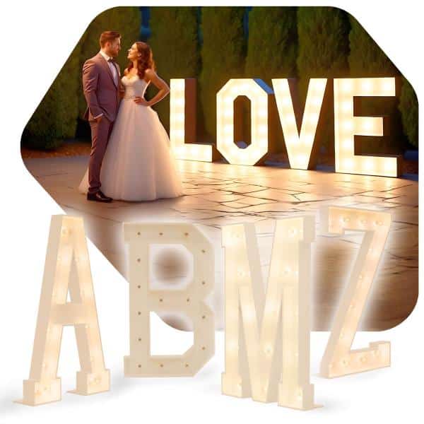 Traditional Wood Marquee Letter (3ft & 4ft) | Rental