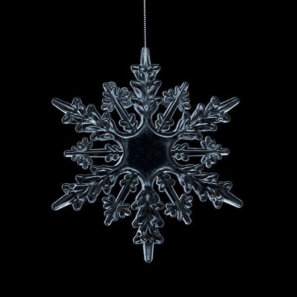 DecoStar™ 6″ Acrylic 6 Point Snowflake Ornaments-Set of 6 | Rental