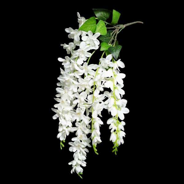 Decostar™ Artificial Wisteria Spray 27″ White | Rental