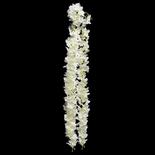 Decostar™ Artificial Wisteria Spray 44″ – White | Rental