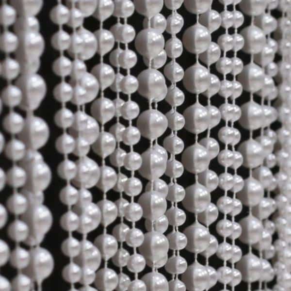 DecoStar™ 6ft Pearl Multi Ball Chain Curtain | Rental