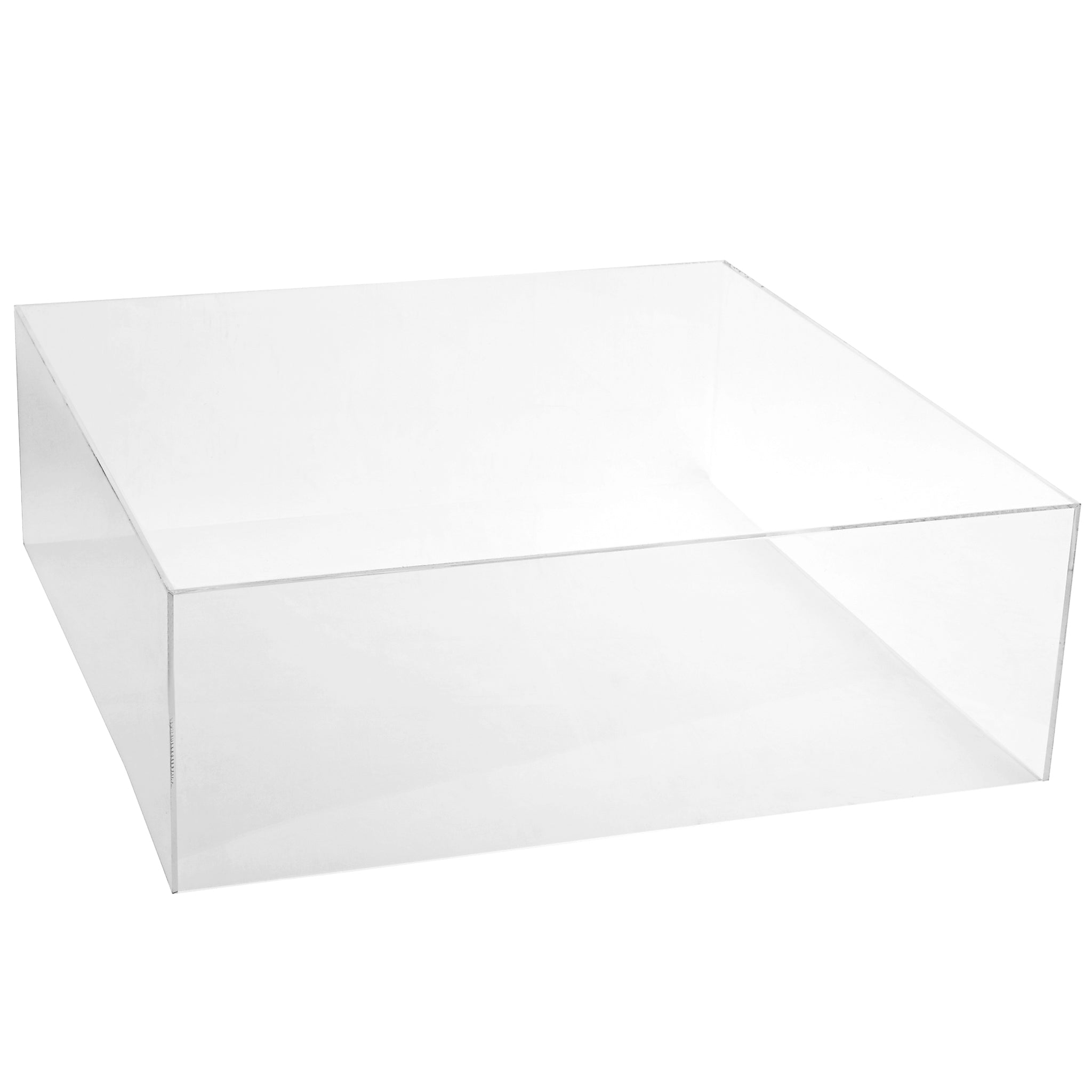 Clear Acrylic Cake Box Stand 18″x18″ | Rental Clear Acrylic Cake Box Stand 18″x18″ | Rental