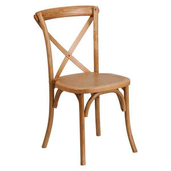 Wooden Crossback Chair – Oak | Rental Wooden Crossback Chair – Oak | Rental