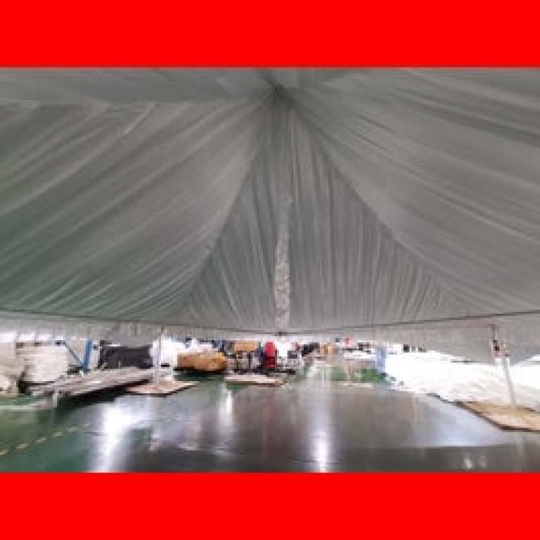 20′ x 20′ Tent Liner for High Peak Frame Tent | Rental 20′ x 20′ Tent Liner for High Peak Frame Tent | Rental