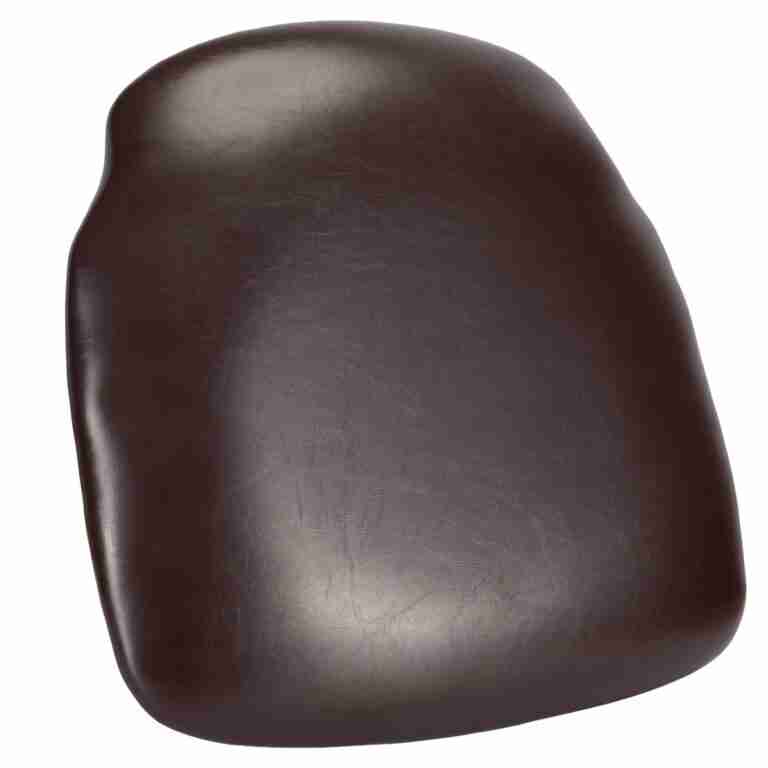 brown vinyl 175 thick cross back cushion with slipnot technology 1