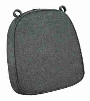 Dark Gray with Dark Gray Piping 2.5″ Thick Chair Cushion – World’s Best Cushions | Rental