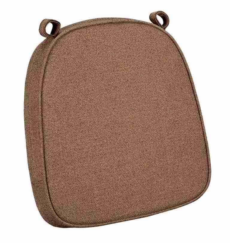 Light Brown with Light Brown Piping 2.5″ Thick Chair Cushion – World’s Best Cushions | Rental