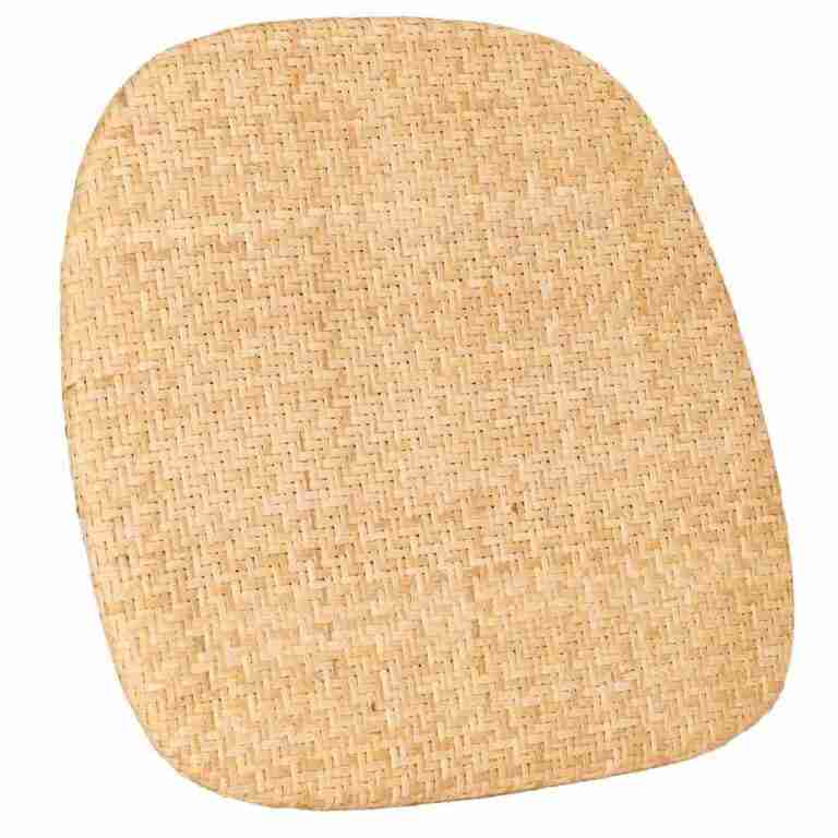 Natural Rattan Panel Back Seat Pad with SlipNot™ Technology | Rental