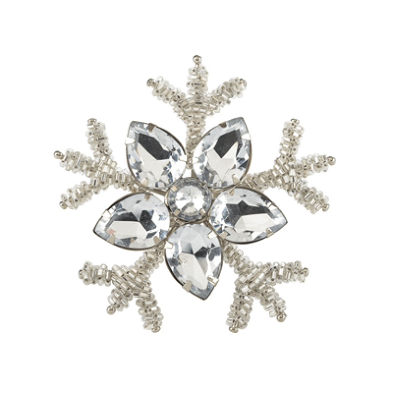 NR136 Snowflake Design Napkin Ring | Rental