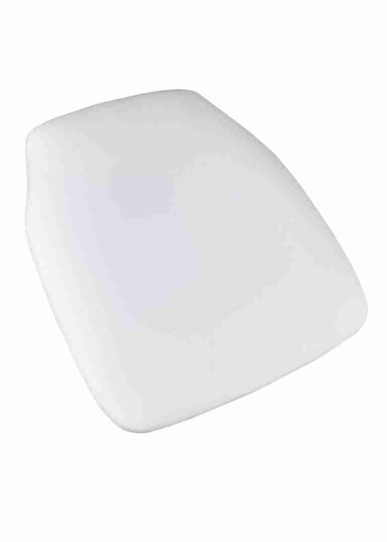 Pure White 1.75″ Vinyl Panel Back Chiavari Cushion with SlipNot™ Technology | Rental