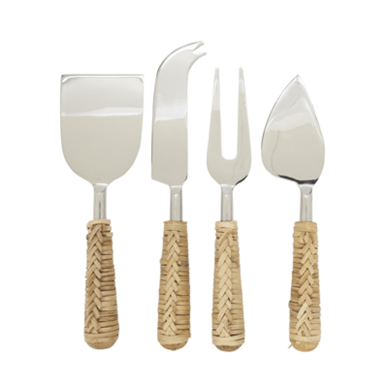SP287 Wicker Cheese Set – Set Of 4 | Rental