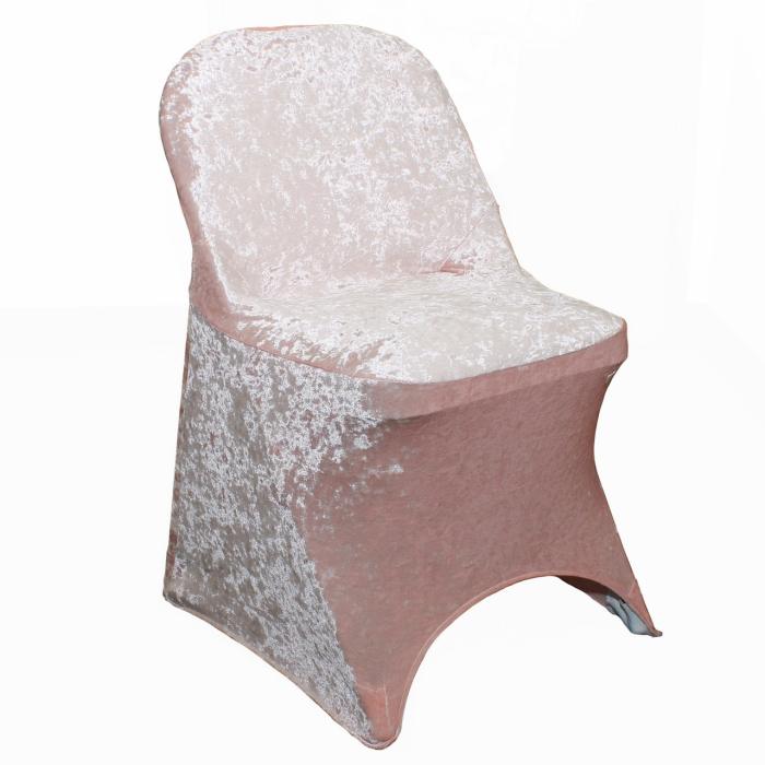 velvet spandex folding chair cover blush 1.jpg