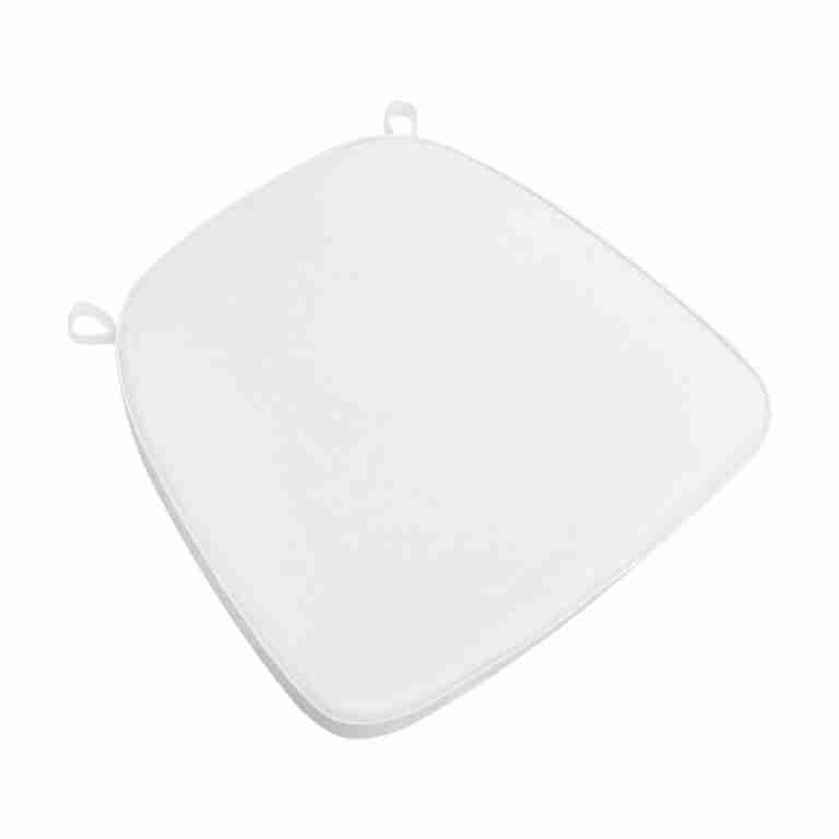 White 2.0″ Thick Chiavari Chair Cushion | Rental